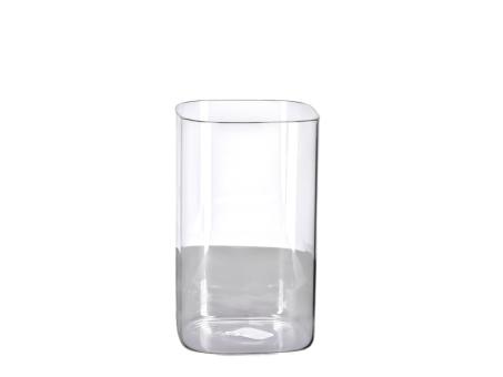Glas Zylinder quadratisch hotcut D10 H16,5