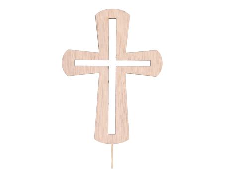 Stecker Kreuz Holz a Draht B9 H12 Stab 22cm