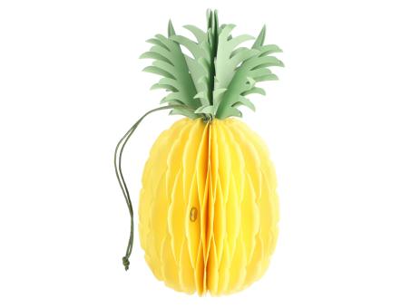 Ananas Faltpapier z Hängen (Magnetverschluss) D12 H25cm