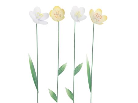 Sortiment Blüten Blech 2Mod 2fb sortiert D4 L41cm
