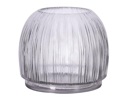 Vase Glas Java Rille D12,5/17 H16,5cm