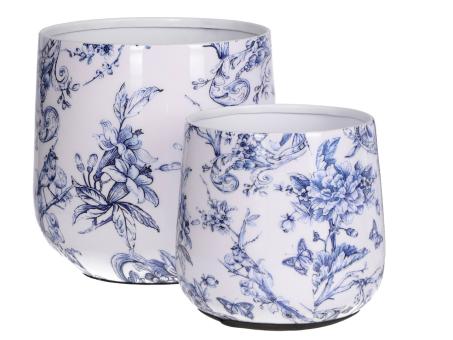 Topf Metall Druckmotiv Set2 
