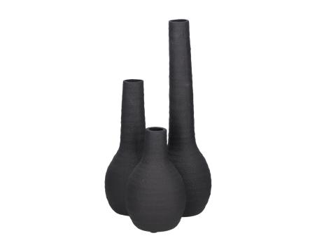 Vasengruppe Caleb x3 Keramik matt D21,5(3) H39,5cm