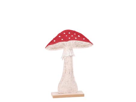 Fliegenpilz Filz Holz z Stellen 