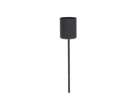 Kerzenhalter Metall D2,4cm für Kerze bis D2,3cm D2,4 H3 L11cm