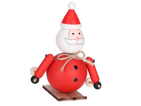 Nikolaus Holz gedrechselt a Ski B10,5 L9,7 H14,5/13,5cm