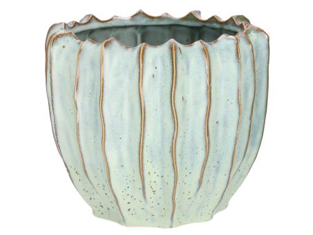 Topf Agave Keramik glasiert D28 H23,5cm