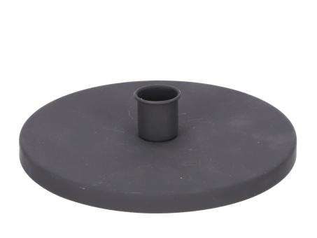 Deckel metall Spitzkerzenhalter (für Zylinderglas/Gefäss) D15,5cm