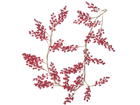 Girlande Beeren metallic gedrahtet-gewickelt L180cm