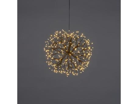 Lichtkugel 30cm LED 384 Lichter warmweiss indoor 