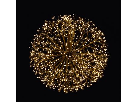 Lichtkugel 60cm LED 1200 Lichter warmweiss indoor D60cm