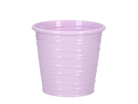 Topf Blech Fadenrille Glanzlack D13 H12cm