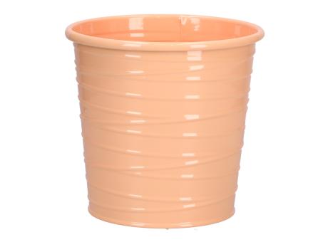 Topf Blech Fadenrille Glanzlack D15 H14,5cm