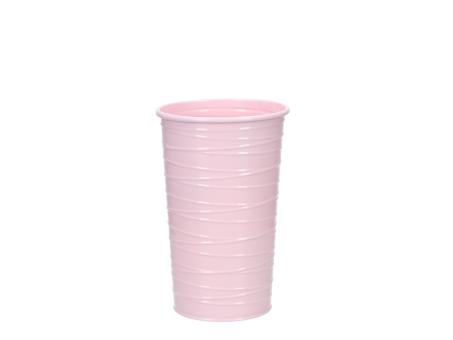 Vase Blech Fadenrille Glanzlack 