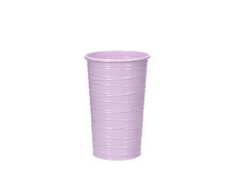 Vase Blech Fadenrille Glanzlack 