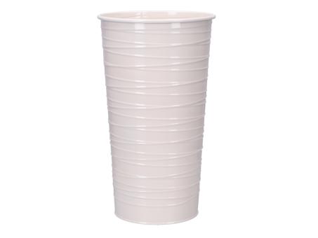 Vase Blech Fadenrille Glanzlack D19 H33cm