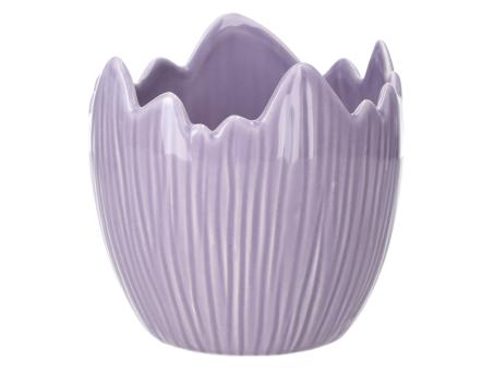 Pflanzei Rille Porzellan D13,5 H13,1cm