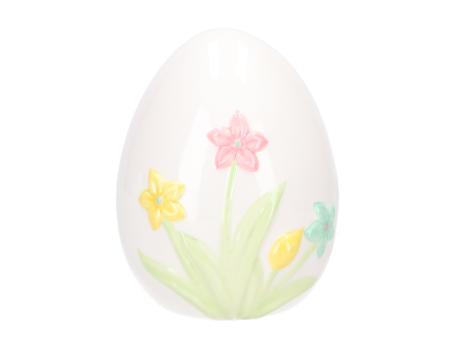 Ei Porzellan Blumen D7,7 H9,5cm