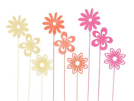 Steckersortiment Blüte durchbrochen 3Mod 