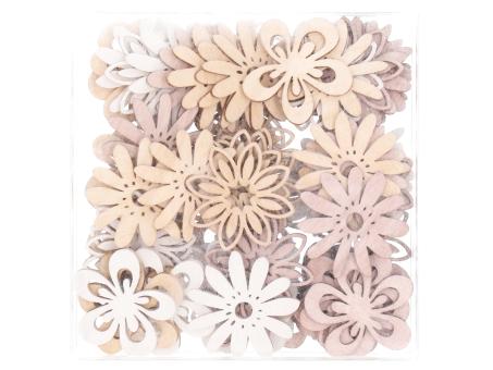 Streusortiment Blüte durchbrochen 3Mod 72St/Bx D4cm