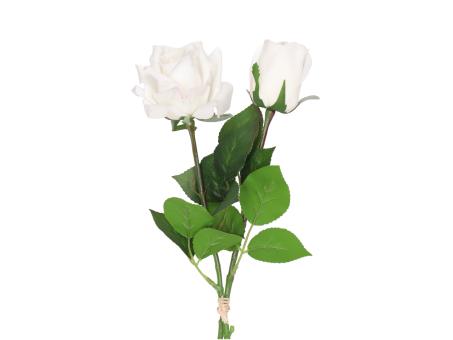 Rose realtouch 2Mod Blüte-Knospe sortiert L48cm