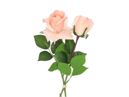 Rose realtouch 2Mod Blüte-Knospe sortiert L48cm