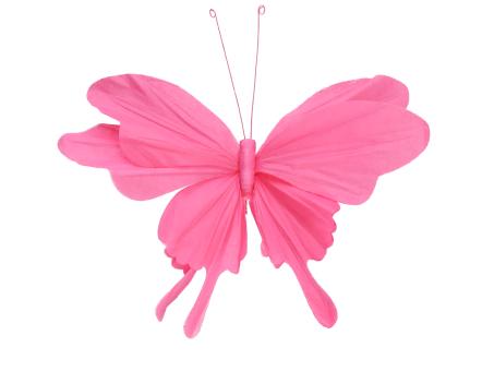 Schmetterling Papier m Clip B45 H30cm