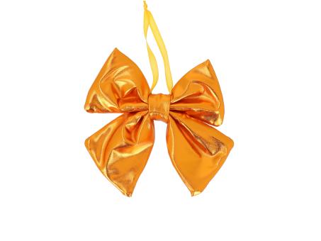 Schleife Stoff Metallic m Drahthalter 