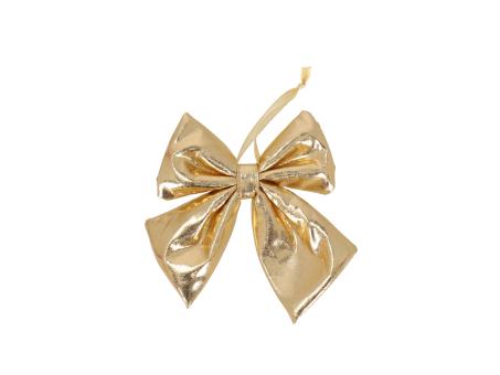 Schleife Stoff Metallic m Drahthalter 