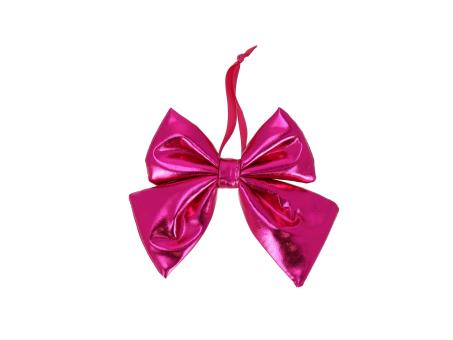 Schleife Stoff Metallic m Drahthalter 