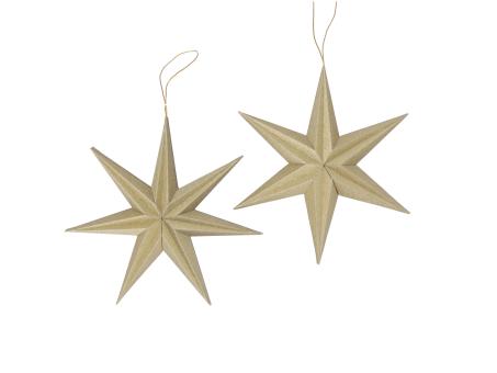 Stern Papier funkelnd 2Mod z Falten Magnetversschluss 