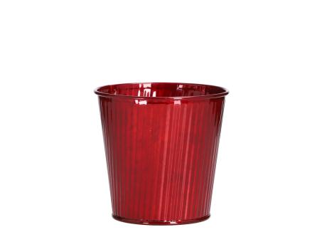 Topf Blech Rille Cord metallic m Inlay 