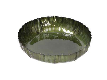 Schale Blech Faltenoptik metallic 