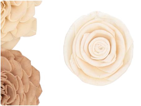 Rosenkopf Solablüte am Draht 2 Fb sort D6 Draht L20cm