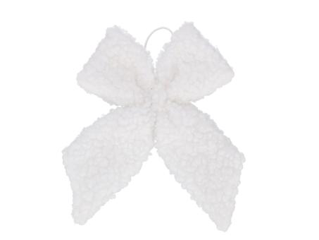 Dekoschleife Plüsch z Hängen B19 H19cm