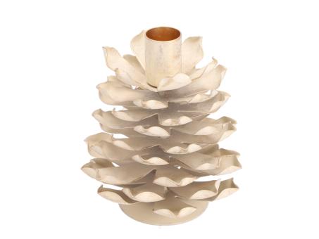 Kerzenhalter Pinus Metall (Stabkerze) z Stellen D11 H13cm