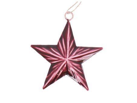 Stern Metall emailliert z Hängen 