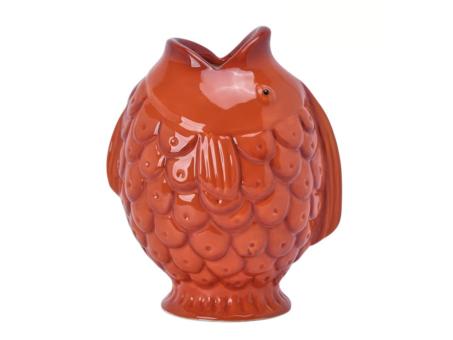 Vase Fisch Keramik Dolomite B16 L14,9 H18,8cm