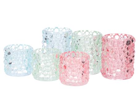 Glas Windlicht Bubble 