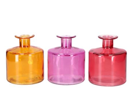 Vase Flasche Apotheker 3 fb pink-or-rot sort 