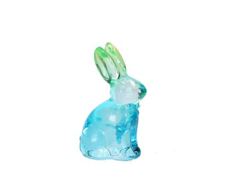 Hase Glas Kristall sitzend 