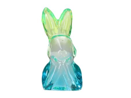 Hase Glas Kristall 2tone pnk-or D6 H12cm