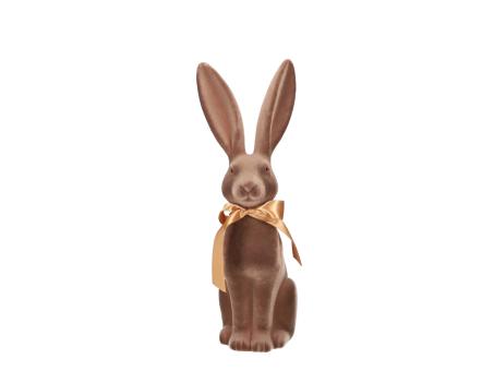 Hase KST Flock sitzend m Schleife 