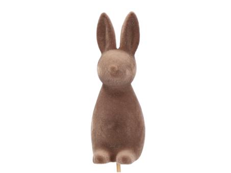 Stecker Hase KST Flock 2fb sort H15 L16,5cm