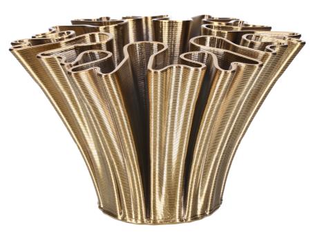 Fächervase Coupelle 3D Druck Keramik D22 H18cm
