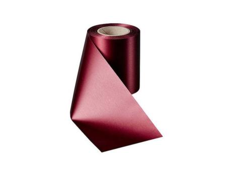 Kranzband Satin uni 100mm 25mr thermotrans.
 100mm 25mr