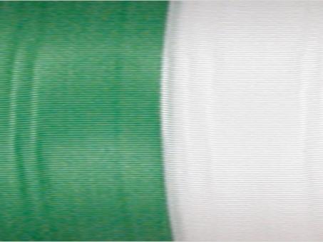 Nationalband Moire 125mm 25mr grün-weiß 125mm 25mr