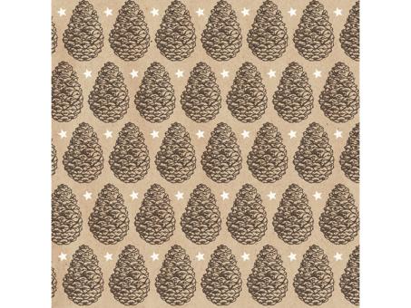 Servietten BY NATURE Xmas 33x33cm 20St plastikfrei verpackt
 33x33cm