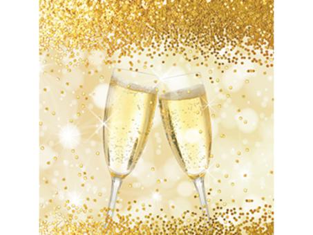 Servietten Silvester 33x33cm 20St 33x33cm