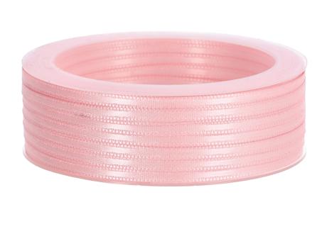 Band Satin 3mm 50mr rosa 